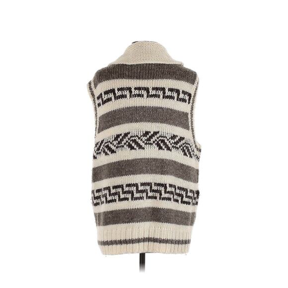 Ralph Lauren Denim & Supply Knit Wool Dude Sweater Vest Lebowski Tan Aztec L - Picture 2 of 3